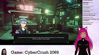 LewdNeko Says, 'Watch Me Play Cybercrush 2069 With Big Tits.'