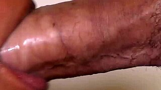 man, this big white cock just unloads in an ebony slut’s mouth