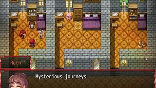 Harem Hentai Game Ep 13 Features Best Thighjob with Huge Cumshot.