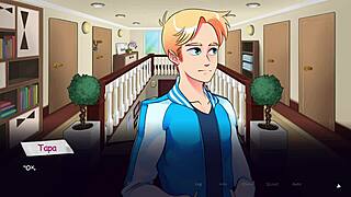 Blonde Mommy Masturbates in Game