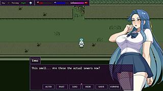 Does the horny slut expose herself in class?