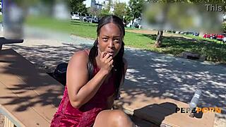 Ebony Colombian Babe Paris Demonstrates Her Impressive Abilities