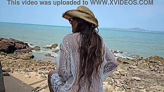 Voyeur EXHIBITION for neighbors with sexy ass shaking and hairy charm