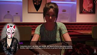 Is Kate giving a blowjob in her costume?