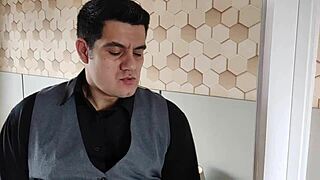 yuri gaúcho flaunts his massive gay cock in mirror selfie