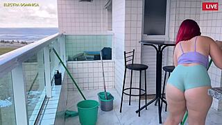 I Hired the Maid Who Wears Shorts, What a Delight That Backside, I Go Crazy with Excitement