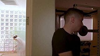 Stepsiblings sneak intense bathroom anal with big cocks