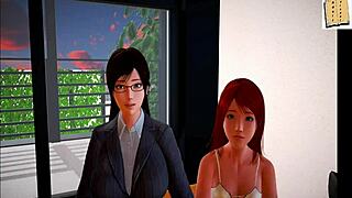 In my new family cartoon, the 18+ teen has small tits and hentai fun.