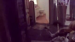 Party Turns Wild with 2 Blonde Sluts in Foursome Sex Show