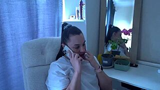 Step Sister Tests Step Brother’s Desires with Bold Moves in Homemade Clip