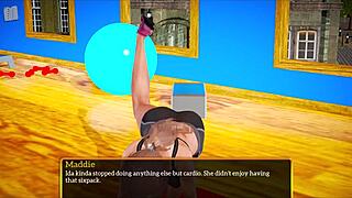 Blonde Amateur's Emotional Tit Play in Homemade Game