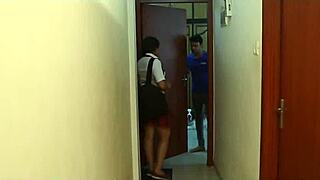 Dhokebaaz Padosi SHORT MOVIE shows schoolgirl in public anal action