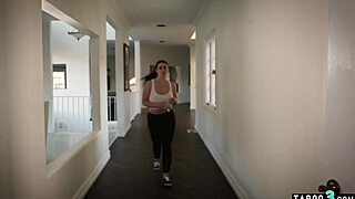 chubby milf angela white maid serves boss with huge tits