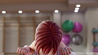 Kingdom Hearts gym girls work out with Masterdan in this hentai style