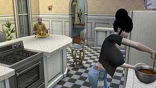 Dragon Ball Porn Ep 11 Chichi Trained Sexually By Roshi Cuckold Husband