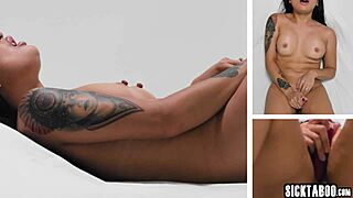 asian milf avery black with perfect body pleased herself solo