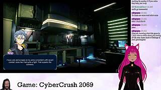 LewdNeko Says, 'Watch Me Play Cybercrush 2069 With Big Tits.'