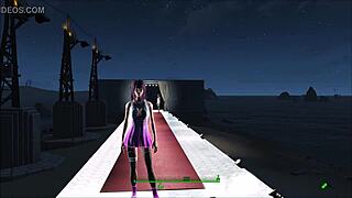 Fallout 4 and Cyberpunk 2077 inspired anime hot fashion