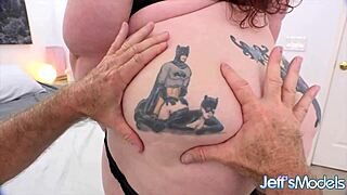 Brunette fatty princess gemini receives intense ass drilling and blowjob action