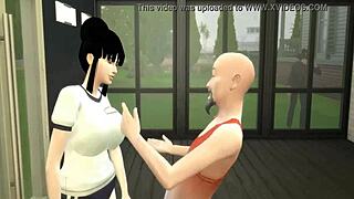 Dragon Ball Porn Ep 11 Chichi Trained Sexually By Roshi Cuckold Husband