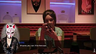 Is Kate giving a blowjob in her costume?