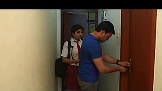 Dhokebaaz Padosi SHORT MOVIE shows schoolgirl in public anal action