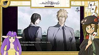 Muscular men in anime game in uncensored yaoi porn video