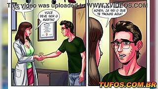 nerd fudendo a médica e a secretária ao mesmo tempo - o nerd comedor ep 1