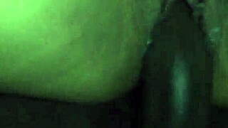 naughty amateur couple in doggy style action