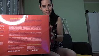 Anna unpacks a huge sex doll from the store