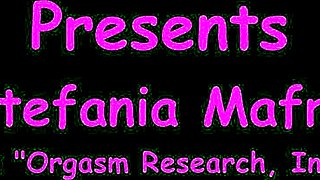 Why sign up for orgasm research with the doctor, Stefania?
