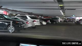 that cute girl masturbating publicly in the parking garage