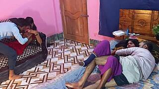 Swingers Orgy Explodes as Two Couples Swap and Fuck Hard! 😈