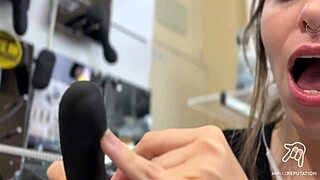 exploring tokyo's wild sex shops for a crazy toy tryout session.