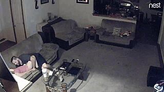 wife caught cheating in secret footage, betraying trust on hidden cam
