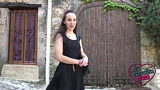 Amandine has some hot intimate intercourses with a maid in the scene