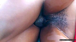 sex on the beach with african teen gets steamy quick