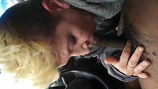 hey, check out this babe swallowing black cum 😋