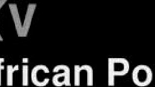 Hey, check out this super hot petite african girl deepthroating a massive white dick in the garage.