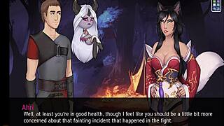 hg dirty fantasy p4 lol parody incoming footjob