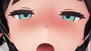 matsukaze from kantai collection gets fucked in anime style