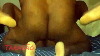Latina Gets Ass Fucked and Cums in Hairy Pussy
