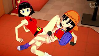 Videl Instructs Pan In Sex Fantasy, Petite 18+ Hentai Scene.
