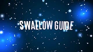 kalina ryu brutally swallows dick, craving cum for breakfast