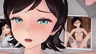 matsukaze from kantai collection gets fucked in anime style