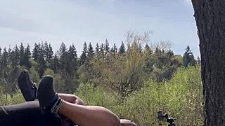 Remi, you taking that huge BBC on a giant rock like a champ!