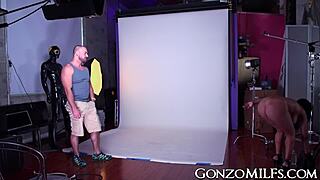 Feeling The Thrill As This Gorgeous Milf Gets Hammered Doggy Style