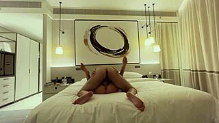 Monika Fox fucks lover and takes cum in mouth after dinner