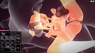 blonde girl enjoys fun adventures