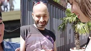 yo, check this deep penetration with strap on, it's wild!